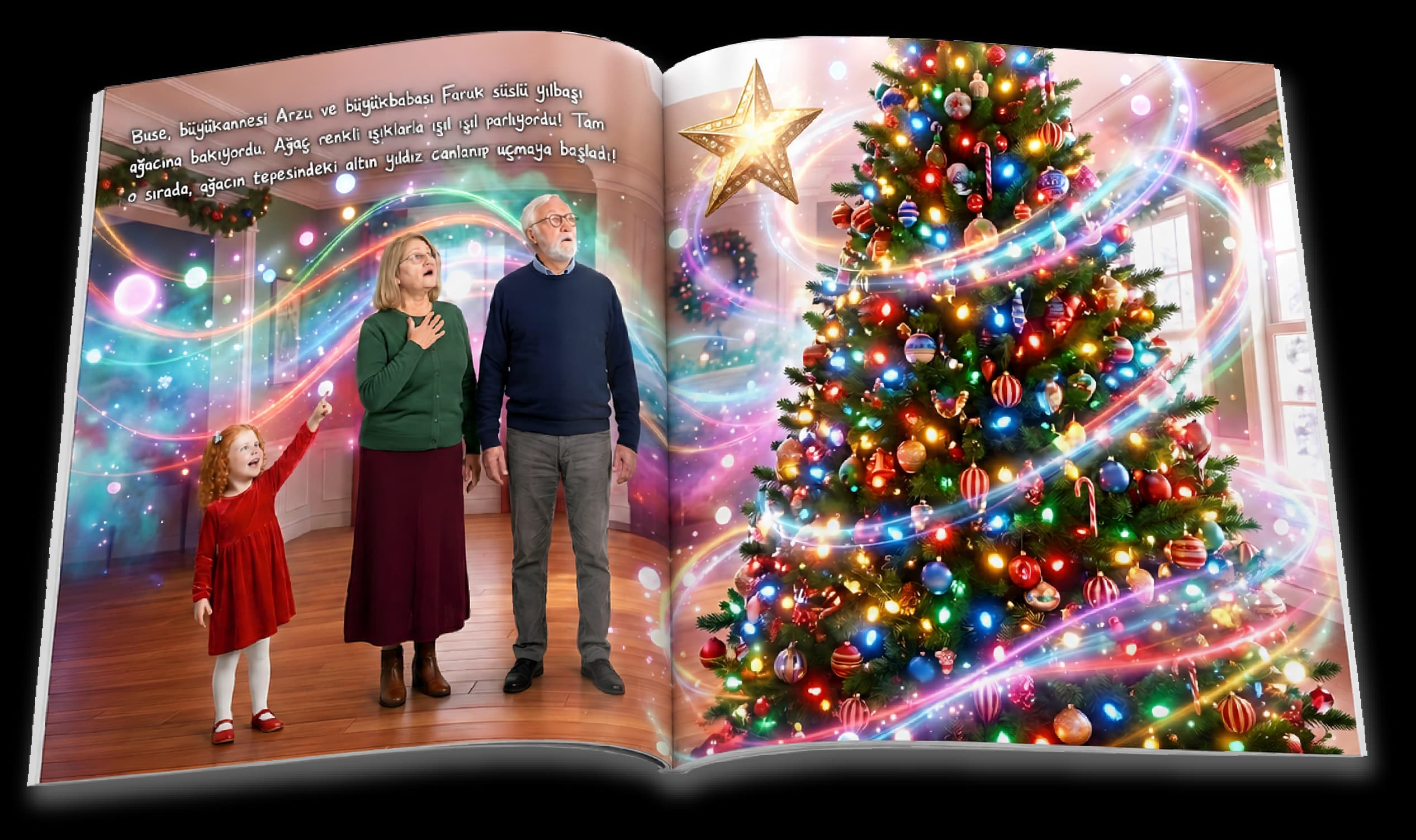 Christmas adventure personalized story book carousel image