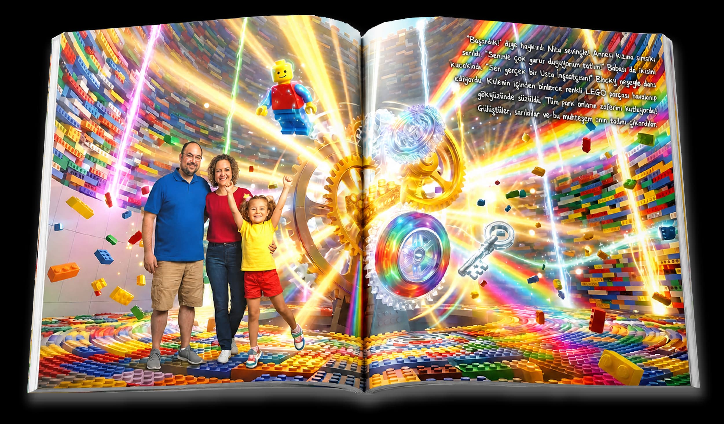 Building blocks adventure personalized story book carousel image
